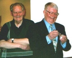 Jimmy Wilson and Tommy with his crystal trumpet