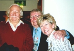 Ron, Tommy Sampson and Rosemary in 2001